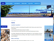 Tablet Screenshot of oceandrivemotel.com.au